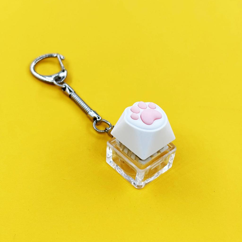 Keyboard Key Toy Party Stress Relief DIY Fidget Button Keycap Fidget Keychain Keyboard Keychain Toys Finger Keyboard