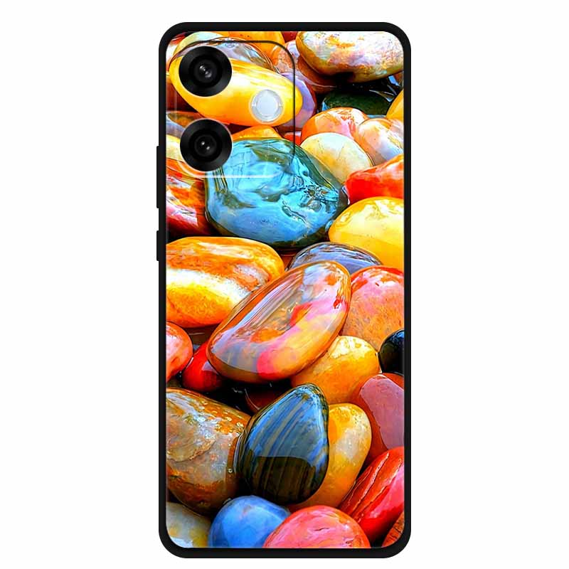 For Oppo A5 Pro 4G 5G Case 6.67" Soft TPU Silicone Funda Cut Cat Flower Painted Back Cover for Oppo A5 Pro 5G Global Shell Coque
