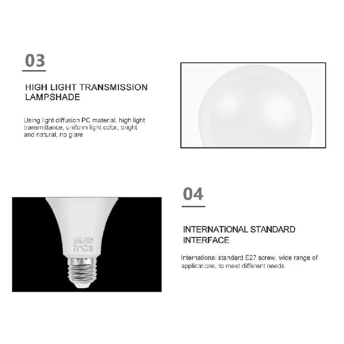 E27 LED Radar Motion Sensor Light Bulb AC85-265V Infrared Detection Smart Lamp Night Working 5W 7W 9W 12W Radar Induction Bulb