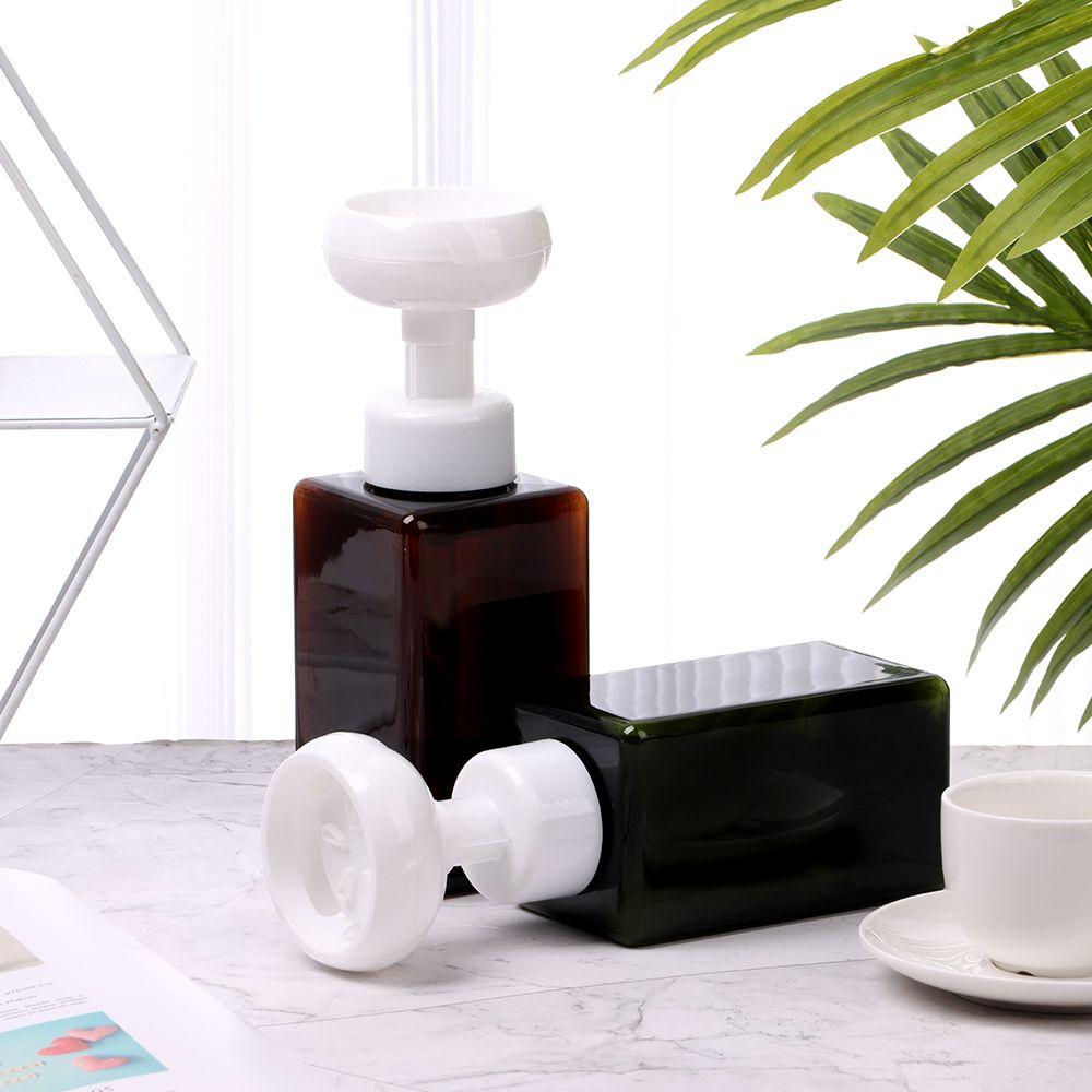 Home Bath Supplies Foaming Lotions Cosmetic Bottle Soap Bottle Pump Container Flower Soap Dispenser