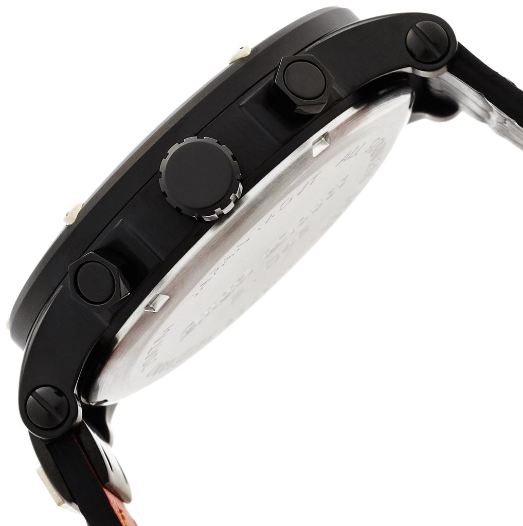 Angel Clover Exventure Men's Watch, Black Dial, Stainless Steel, Quartz Movement, 46mm, Official Warranty, EVC46BBK-BK