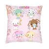 Kawaii Bunny Sugarbunnies Cushion Covers Sofa Home Decorative Anime Cartoon Square Throw Pillow Case 45x45