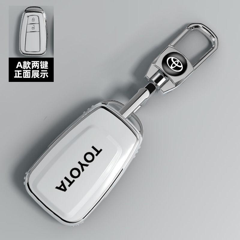 Car Key Case Protection Soft TPU Key Shell Cover For Toyota Prius Camry Corolla C-HR CHR RAV4 Prado 2018 2022 Auto Accessories