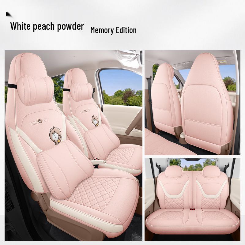 2026 Fifth Gen Wuling Hongguang MiniEV Car Seat Cover - All-Season Fabric, 205km Range.