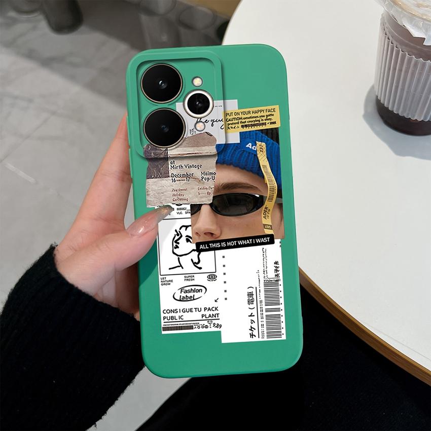 For Realme 15 C73 C33 C35 Note 70 70T 15T 15X C21Y C25Y Shockproof Silicone Phone Case Handsome Boy Girl Patterns Fashion Shell For Realme Back Covers