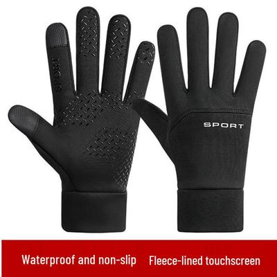 Unisex Thermische Handschoenen voor Rijden en Fietsen - Waterdicht, Antislip, Touchscreen-Compatibel voor Herfst/Winter