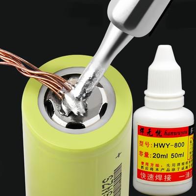 20/50 ml flüssiges Flussmittel, sicheres, ungiftiges Lötflussmittel, flüssiges Schweißwerkzeug für Batterie-Präzisionsplatinen, Nickel-Zink