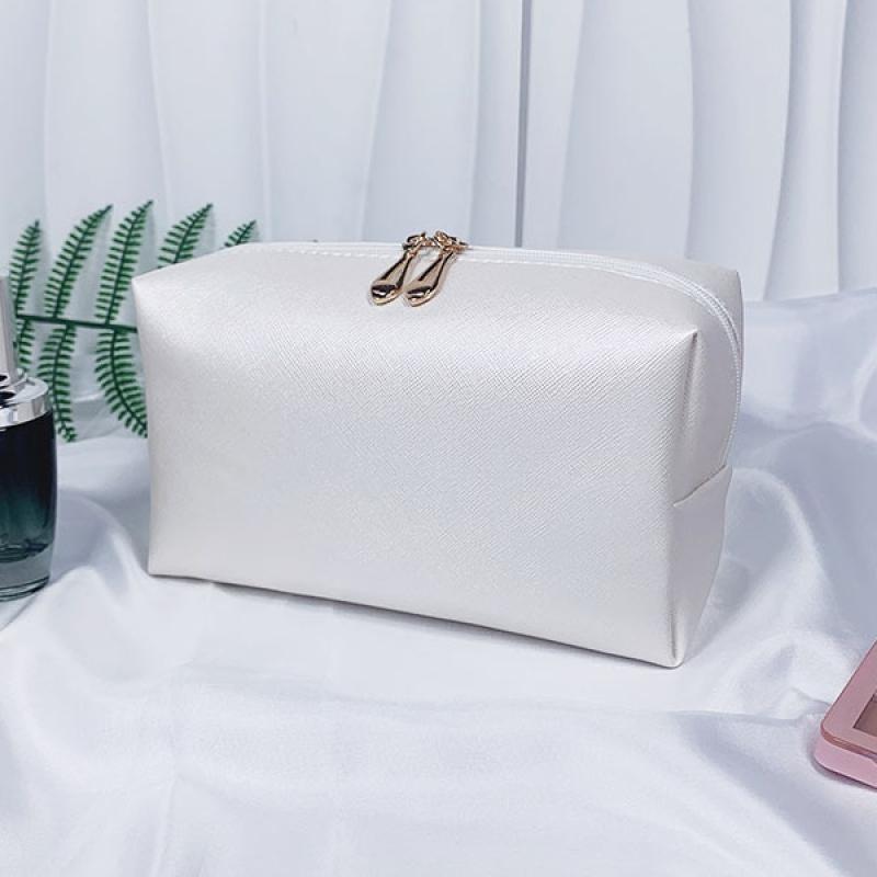 1pc PU Leather Cosmetic Bag Portable Toiletry Bags Waterproof Travel Make Up Bags for Women S/M/L Cosmetic Organizer Bags
