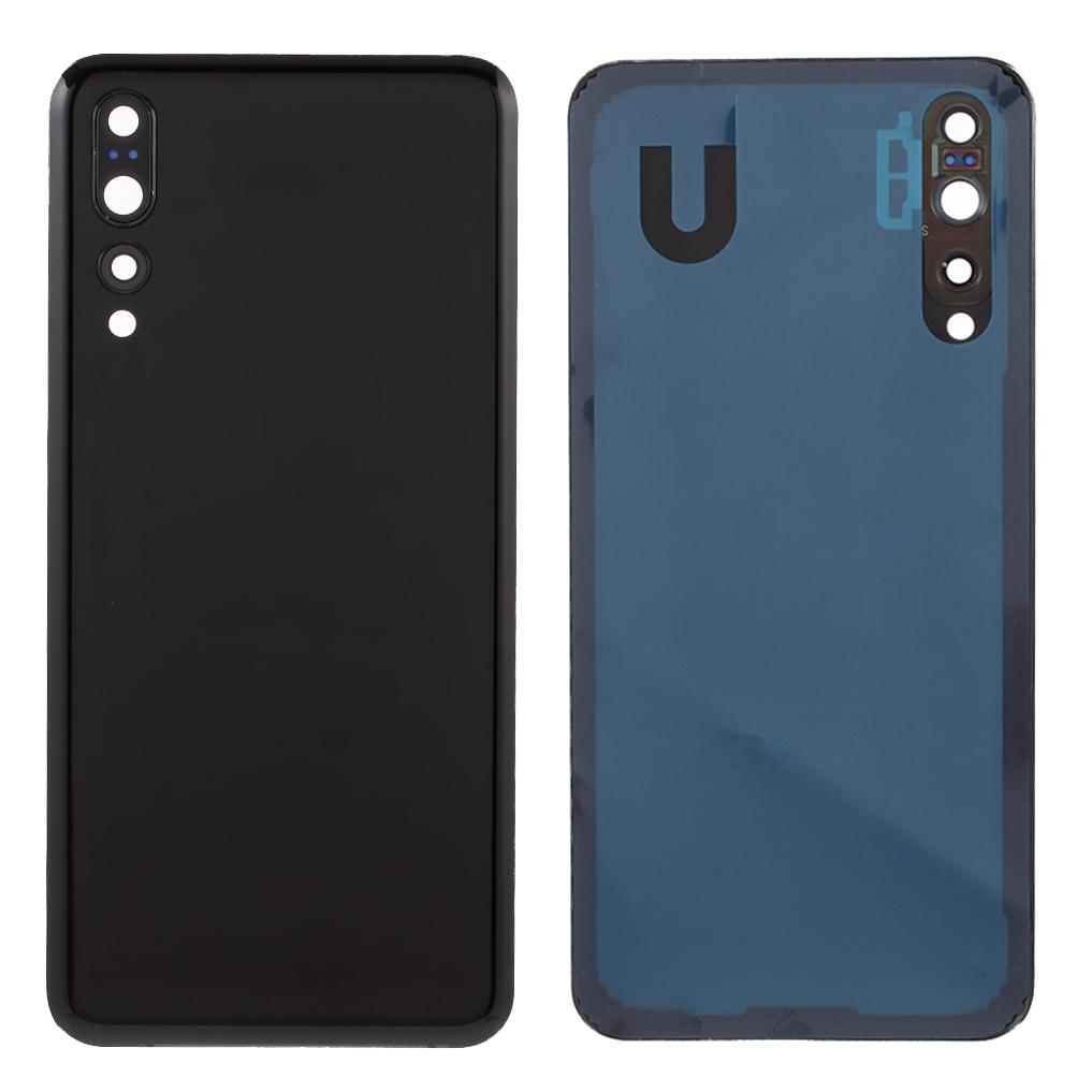 

Задня кришка корпусу акумулятора з кришкою об єктива камери та кільцем камери, запасна частина (без логотипу) для Huawei P20 Pro Black