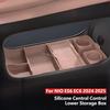 For NIO ES6 EC6 2024 2025 Car Central Control Silicone Lower Storage Box Waterproof Armrest Organizer Electric Cars Interior