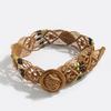 Retro Weave Belt Wax Rope Waist Rope Fashion Bohemian Style Belt  Dress Decoration