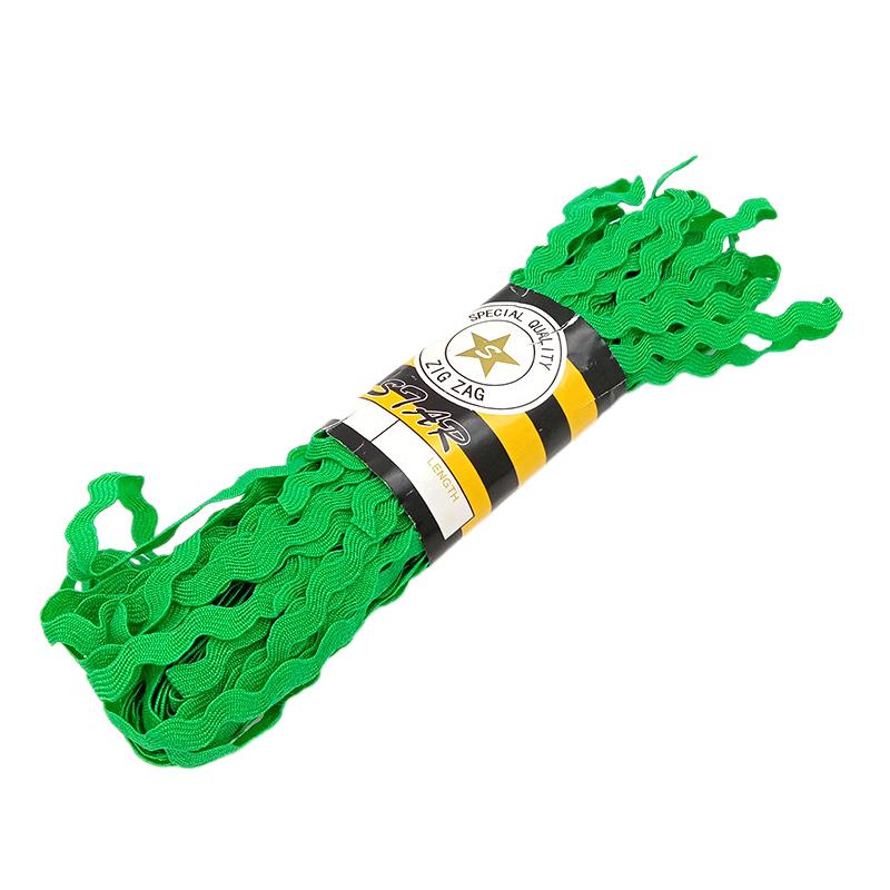 15 Yard Dalga Kenarlı Şerit Kendin Yap Giyim S şeklinde Elbise Süslemesi Geniş Zikzak Şerit Dekorasyon İçin Kullanılır 5mm Genişlik