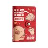 Lockable Design 100 Envelopes Money Saving Challenge Capybara Savings Binder  for Children