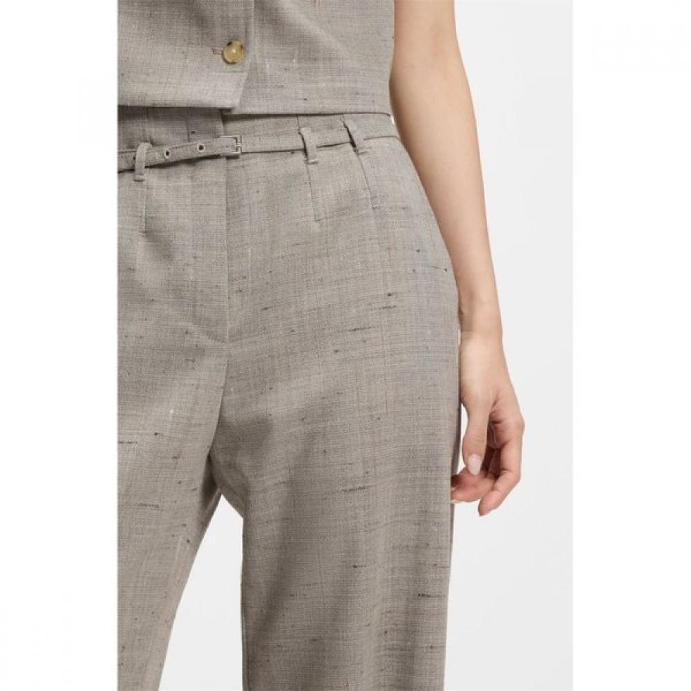 Boss Women Regular Fit Wool Blend Pants Multi  50558311978 