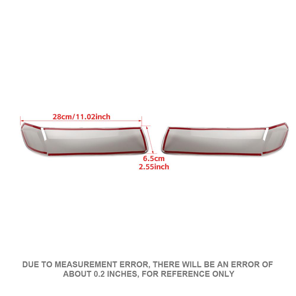 Decorare lămpi pentru sprâncene pentru roată Autocolant pentru capacul luminii ABS pentru Jeep Wrangler JL pentru JT Gladiator 2018 în sus Accesorii exterioare