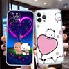 CJ21 BUBU DUDU Transparent Phone Case for LG K22 K30 K40 K40S K41 K42 K50 K50S K51 K51S K52 K61 K62 K71 K92 Q60 Q61 V40 V50 V60
