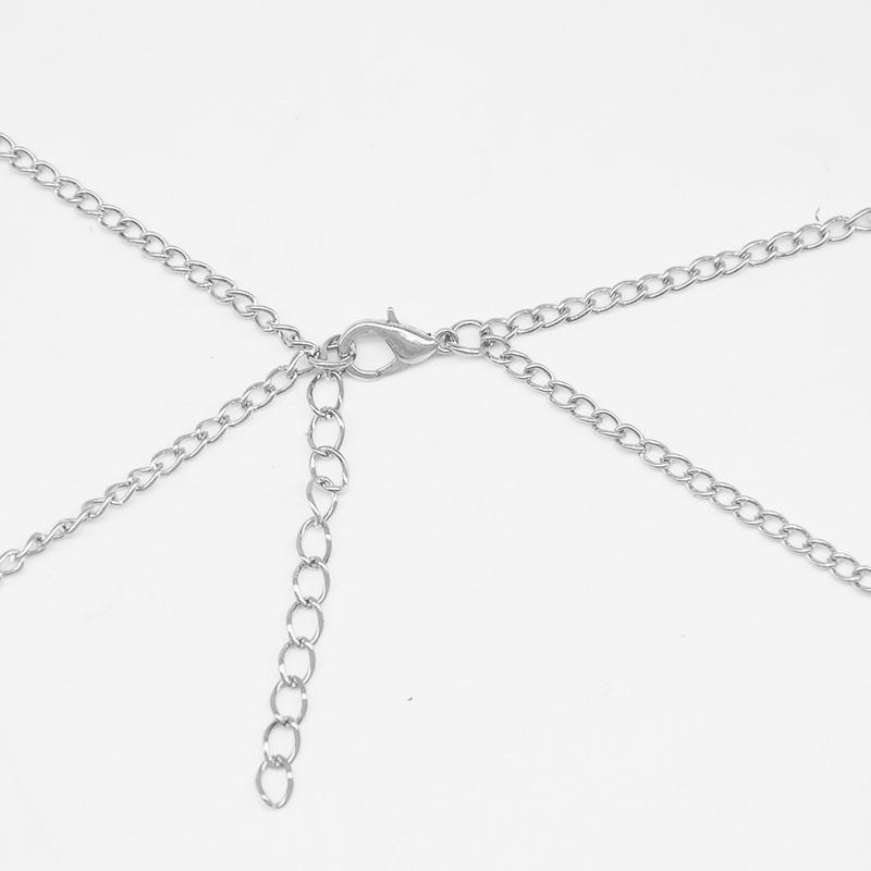 Nouveau Femmes Bikini harnais taille ventre corps Turquoise chaîne bijoux