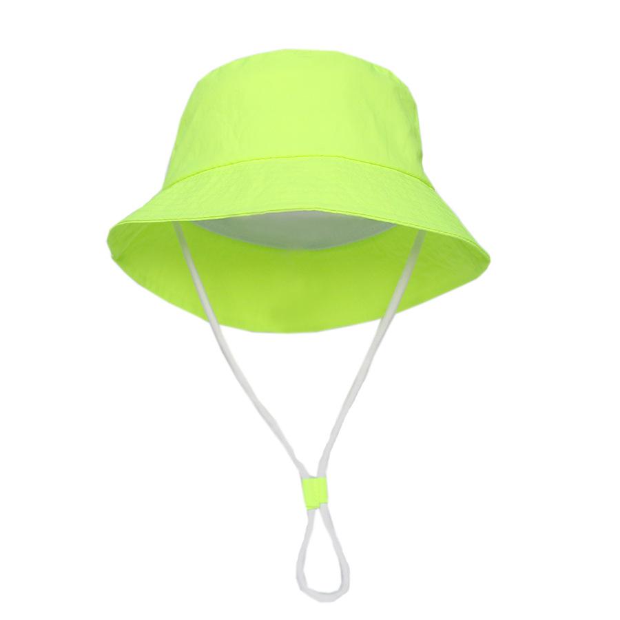 2026 Dziecięcy Kapelusz Przeciwsłoneczny: Szybkoschnący, Oddychający, Kapelusz Bucket na Plaże Wiosna/Lato, Jednolite i Makaronikowe Kolory dla Dzieci w Wieku 0-3 Lat