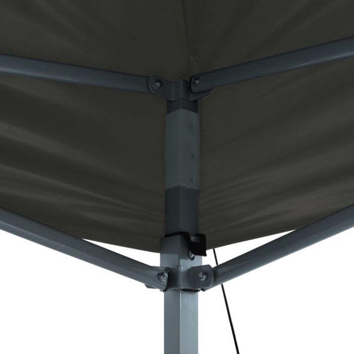 Tente de réception - vidaXL - 3x4 m - Acier Anthracite - Résistant aux UV - Pliable