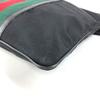 Gucci 181067 GG Logo Bag Crossbody Shoulder Bag Nylon Black