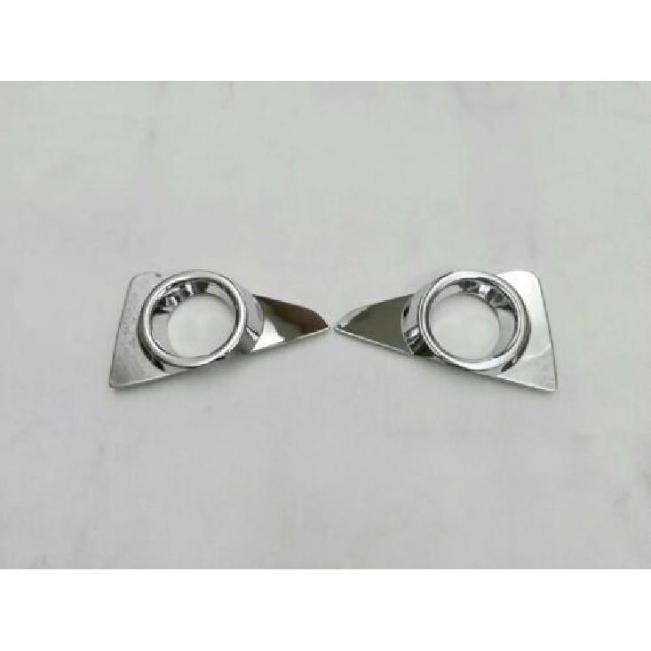 For Toyota RAV4 2016-2018 Pair ABS Chrome Front Fog Light Lamp Trim Cover NEW