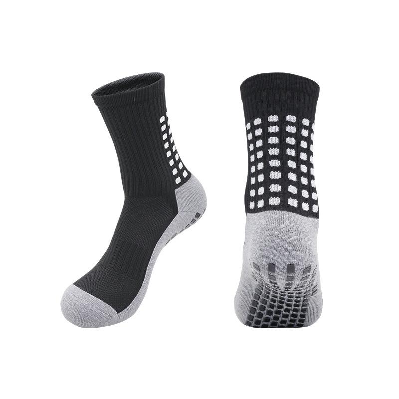 Herbst Trainings Fußballsocken Herren Handtuchsohle Sportsocken Spender Nicht-Rutsch-Socken Atmungsaktiv Schweißabsorbierend Mittellange Socken