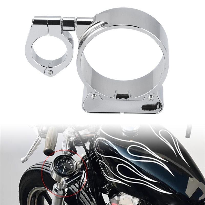 Motorcycle Side Meter Bracket For -Davidson XL883/1200C/N/L/R X48 Side Mount trument Bracket Electroplated