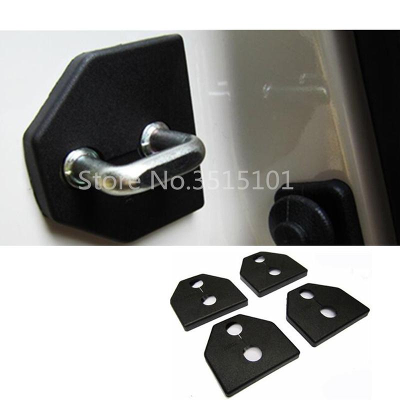 Car Anti Rust Water Proof Door Lock Key Keys Buckle Limit Device Trim Frame 4PCs For Subaru XV 2012 2013 2014 2015 2016 2017