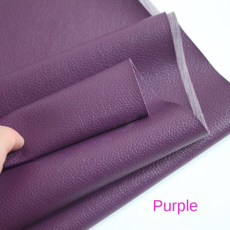 Soft Faux Leather Fabric By The Meter Per for Upholstery Bag Sofa Seat Cover Furniture Small Lychee Pattern PU Waterproof Diy