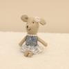 Bambole di peluche Animali di peluche Cartoni animati Giocattoli per bambini per bambine Regalo di compleanno Natale famiglia di topi casa delle bambole