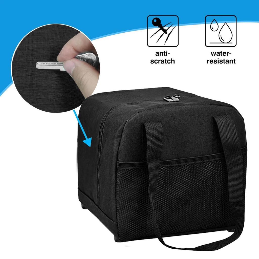 Bowling Ball Tote Single Ball Bowling Tote For Men With Side Mesh Pockets Portable Equipment Storage For Travel Keys Wallet