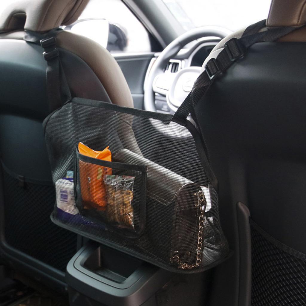 Car Interior Trunk Seat Crevice Organizer Storage Bag Pocket Cage Pocket Holder
