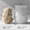 New Owl Candle Silicone Mold 3D Owl Crafts Resin Plaster Cement Casting Tool DIY Handmade Soap Candle Making Supplies
