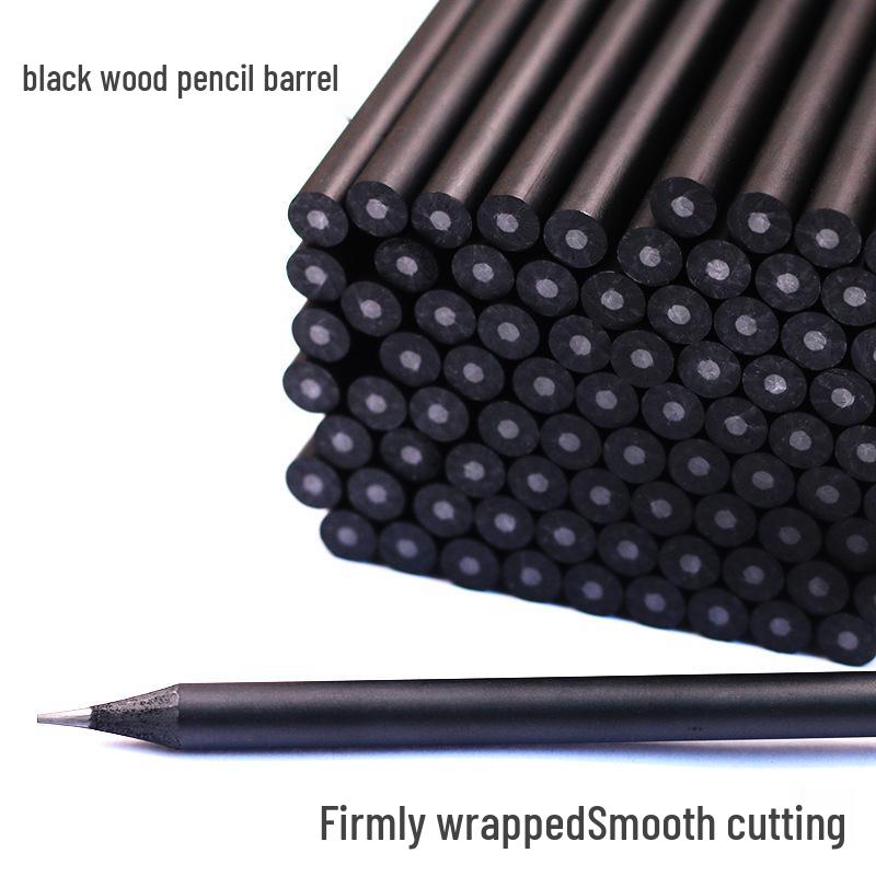 Custom Logo Round Blackwood HB Pencil – Premium Hardened Poplar for Writing & Sketching