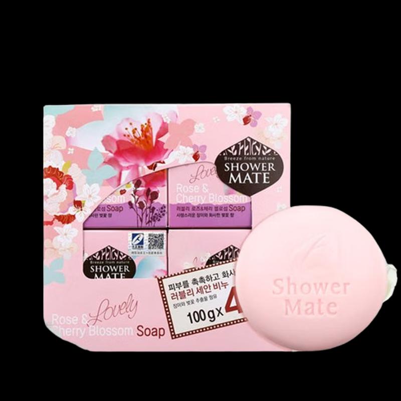 

Aekyung Perfume Rose Cherry Blossom Soap (4 x 100g)