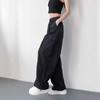Women's Summer High-Waist Retro Joggers: Casual Wide-Leg Straight Pants