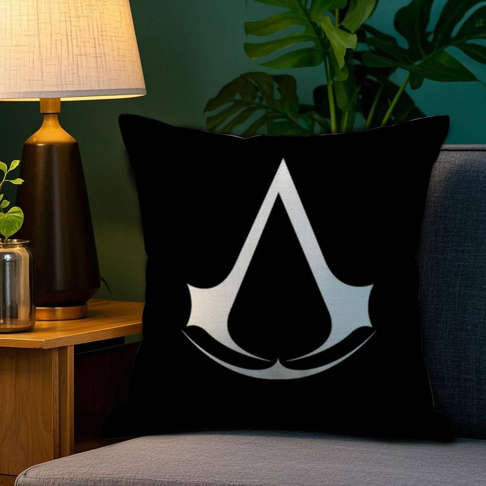 A-Assassins Creeds Pillow Case Plush Fabric Soft Double Sided Print Sofa Cushion Cover Throw Pillow Covers