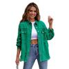 Holes Raw-edges Denim Jacket Women Spring Autumn Shirt Style Jeancoat Casual Top Outerwear Lady Coat