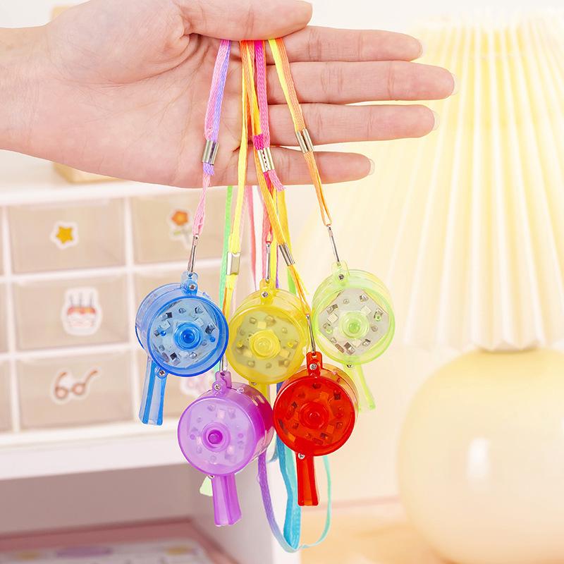 Children's LED Flashing Mouth Whistle for Concerts and Events