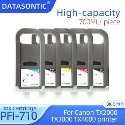 PFI710 PFI-710 Inks Cartridge For Canon TX2000 TX3000 TX4000 Printer Ink Cartridge With Dye Ink Pigment Ink and Chip 700ML