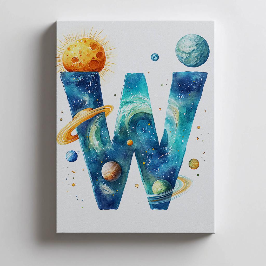 Plakat Odkryj Magię Litery W Plakat Odkryj Magię Litery W, 40X50 Cm, Bez Ramy, Papier Matowy 230 Gsm