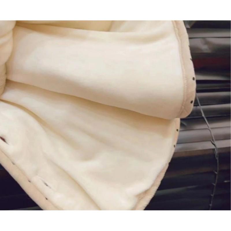 Girl's Fall and Winter Thickened Cotton Jacket Cute Casual Stain-resistant Two Sides Wear Tops