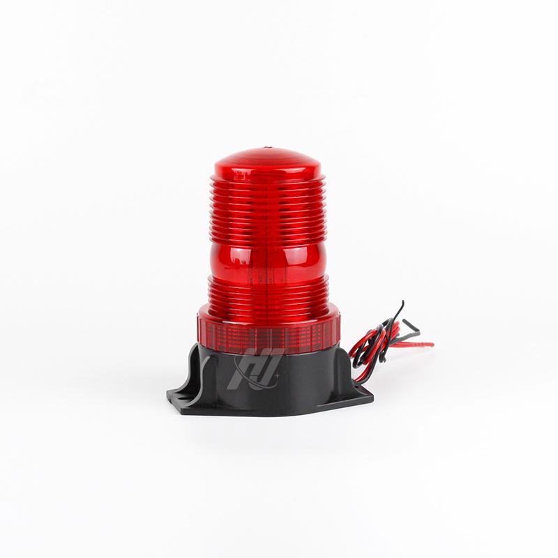 Forklift & Vehicle LED Warning Strobe Light, Yellow, 9-90V, for School Buses & Engineering Vehicles