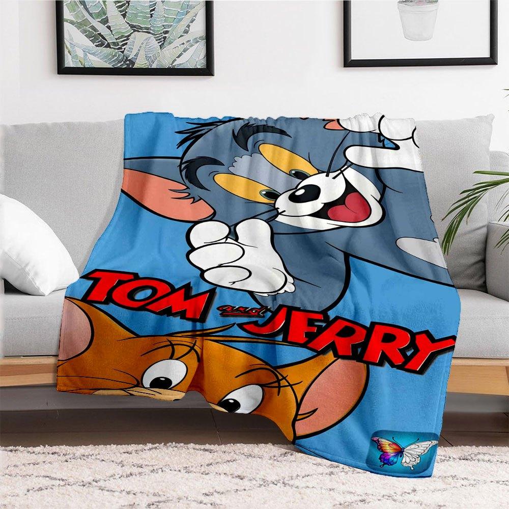 Tom and Jerry Phone Case Cover for iPhone Samsung LG Google PixelBlanket Flannel Throw Blanket for Sofa, Bed, Travel, Camping, Office