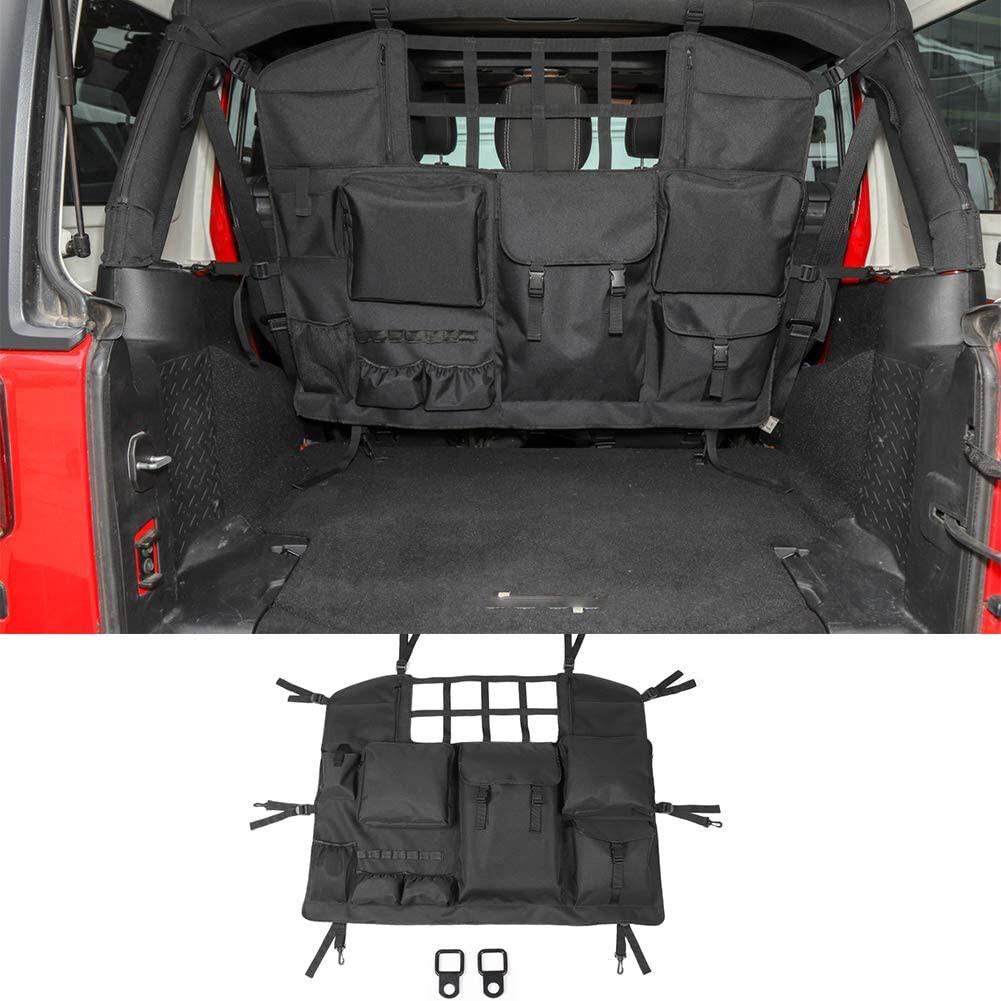 Rear Trunk Storage Bag Organizer Multi-Pocket For Jeep Wrangler JK JL 2007+4Door