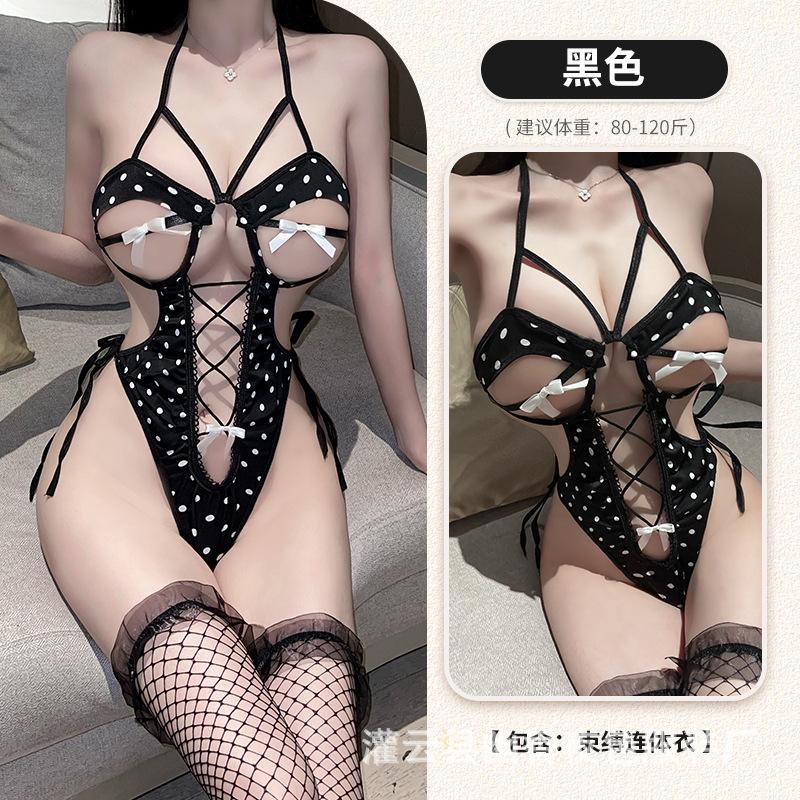 Sex Underwear Sexy Cross Hollow Chest Strap-on onesie Bed Passion Free Set