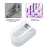 30 Holes Dental Bur Box With Brush Plastic Burs Drills Holder Diamond Endo File Placement Case Block Dentistry Instruments New