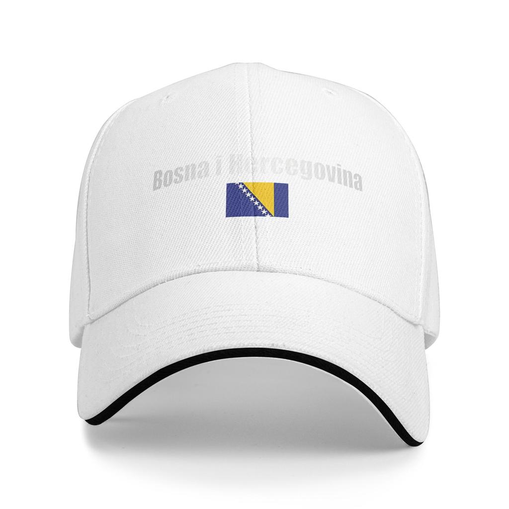 Bosnia And Herzegovina Flag Baseball Cap  Summer Casual Trucker Hat For Unisex Outdoor Sports Sun Snapback Cap