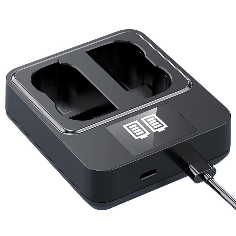 Llano EN-EL15C Camera Battery Dual Charger for Nikon Z/D Series CN plug (adapter included)