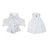 Victorian Colonial Jabot Fake Collar Medieval Gothic Steampunk Vintage Detachable Ruffled False Collar Costume Accessory